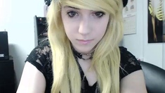 Blonde teen Sierras first erotic masturbation video
