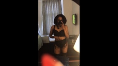 Sexy Ebony In A Hotel