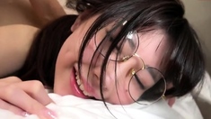 Great close up in japanese teen blowjob pov