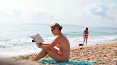 Cassandra spends the day at the nudist beach