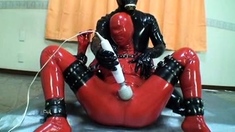 pleasing fetish anal actions with latex and bdsm