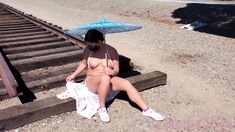 Sexdate amateurs at the public beach 1
