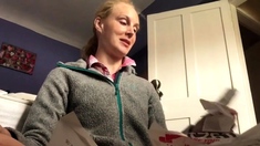 Amateur His Tall Blonde Fetish Masturbating On Live Webcam