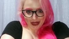 Big boobs milf masturbates with her dildo