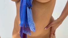 Big boob brunette masturbates on webcam