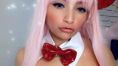 Blonde tight pussy babe solo toy fun in glamour masturbation