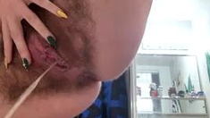 Amateur wild chick solo masturbation