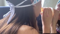 Amateur brunette ariana marie solo toying