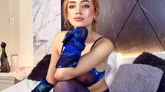 Teen solo fun masturbating when home alone