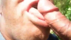 Outdoor Gay Fun with Amateur Couple