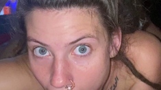 Blonde and brunette lesbians licking and sucking pussy