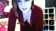 Amateur Brunette Anal Toy