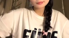 Amateur striptease and Solo masturbation