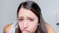 POVLife Sexy brunette Katie King POV blowjob sex