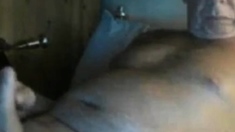 Grandpa Strokes On Webcam