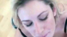 Deutsch Amateur Blonde Blowjob und Creampie Orgasmus