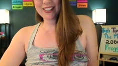 Chubby Brunette Big Boobs Dildo Masturbation