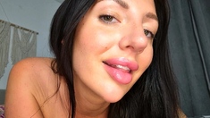 Busty Brunette Bitch With Big Boobs