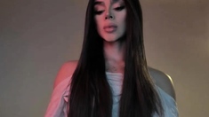 Beautiful Teen Brunette Jessica Sinn Masturbates