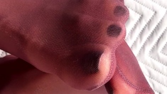 Linsey Dawn solo foot fetish