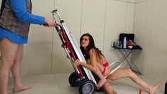 Submissive Gia Page Pumps Keg With Her Ass And Does Nasty