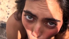 Brenda Trindade Gives Head With Eyes Contact