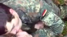 Str8 German soldiers first time swallow cum