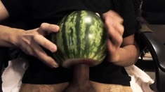 Fucking a Watermelon