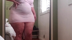 BBW Webcam Striptease