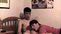 Unsure Amateur Twinks Experiment On Cam