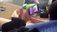 Watch My Friend Cumming While He's Watching Porn