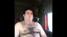 Horny trucker stud