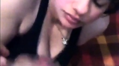 Arab Hot Gf Sucking Her Bf Dick