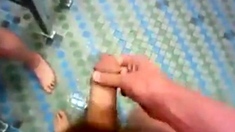 Str8 cruising in public shower