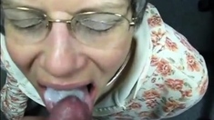 Granny Cum Eater